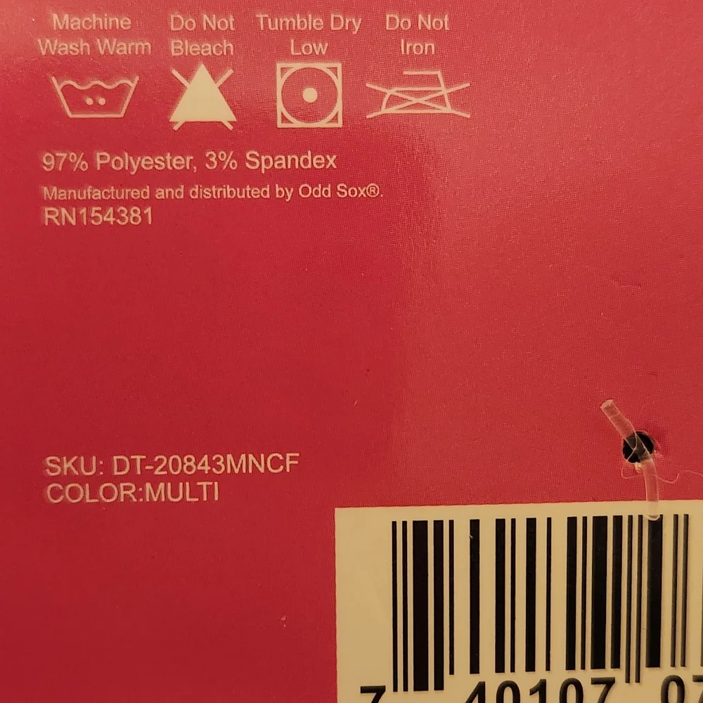 NWT Licensed Crew Socks